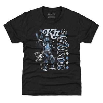 Kit Wilson 500 Level Youth Vertical Name T-Shirt - Black