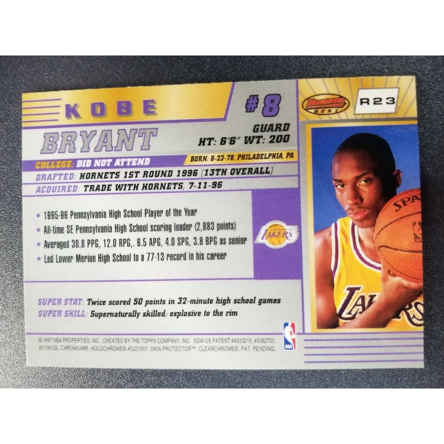 Kobe Bryant 1996-97 BOWMAN