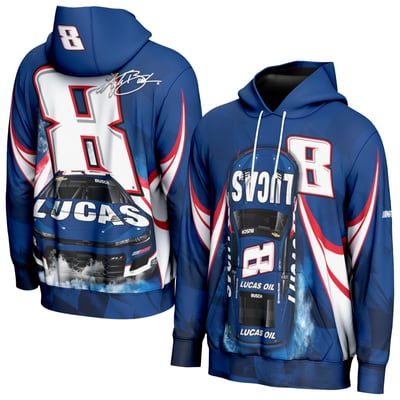  Kyle Busch ProSphere All Over Print Hoodie - Blue