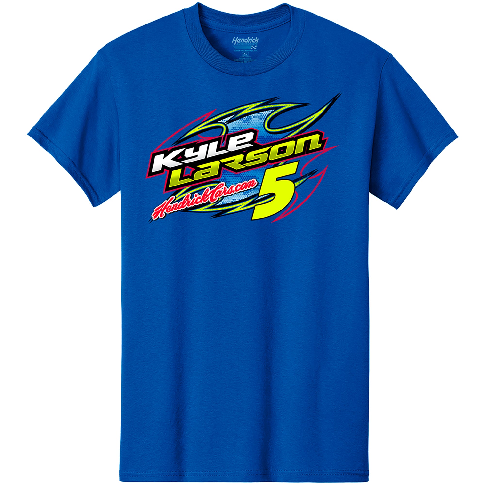 Men's Classic Ink Blue Kyle Larson Hendrickcars.com Bristol Special T-Shirt