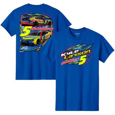 Kyle Larson Classic Ink Hendrickcars.com Bristol Special T-Shirt - Blue