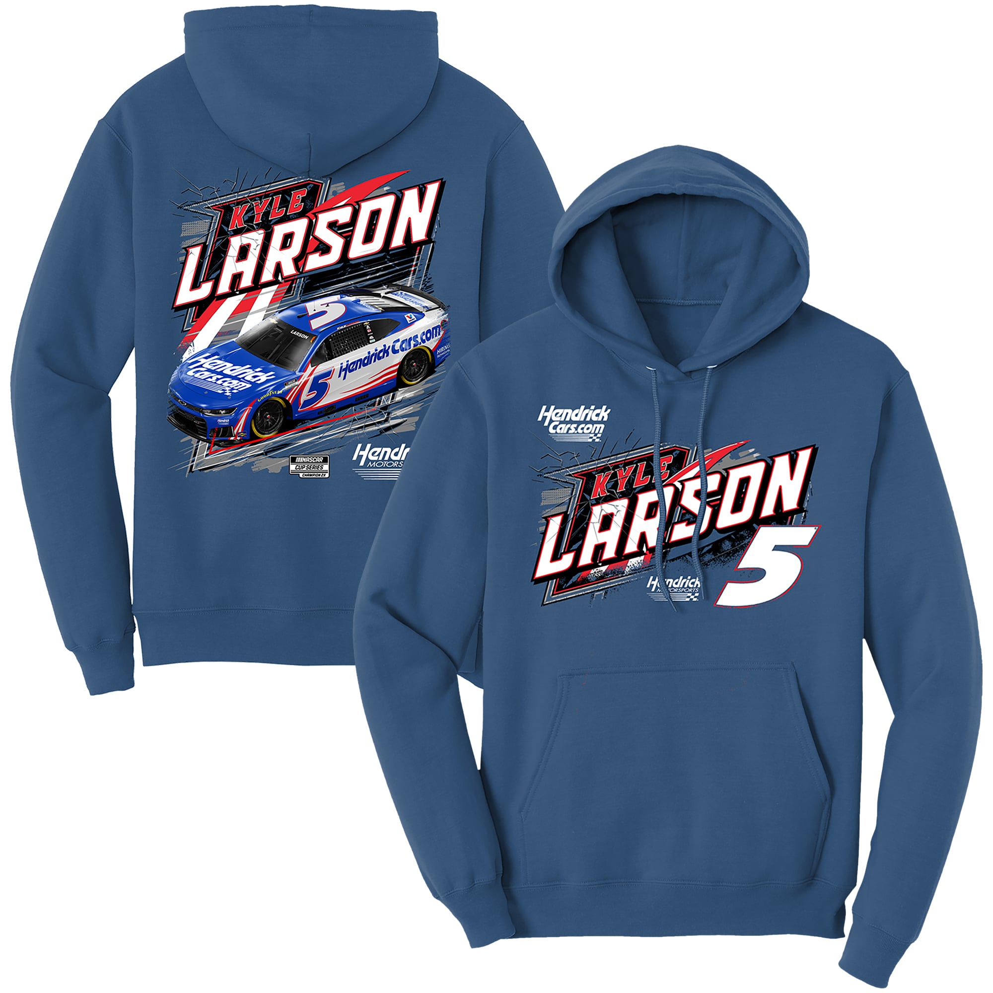 Men's Classic Ink Blue Kyle Larson HendrickCars.com Hoodie