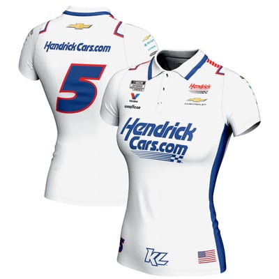  Kyle Larson ProSphere Women's  Hendricks.com Polo - White