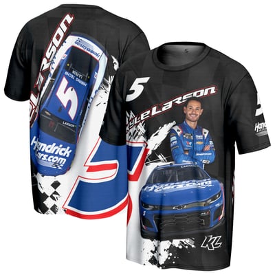  Kyle Larson ProSphere Youth All Over Print T-Shirt - Black