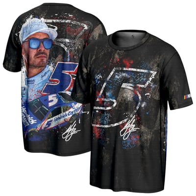  Kyle Larson ProSphere Youth All Over Print T-Shirt - Black