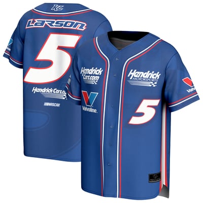  Kyle Larson ProSphere Youth Baseball Fashion Jersey - Blue