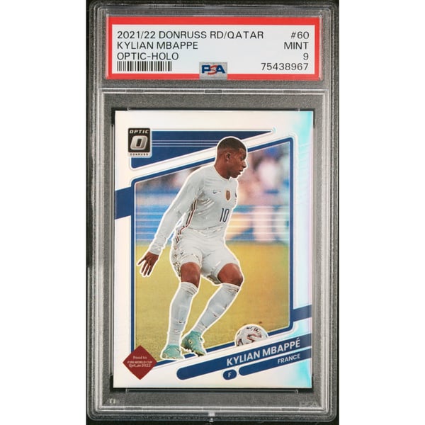 Kylian Mbappe 2021 Panini Donruss Optic Holo World Cup Soccer Card 