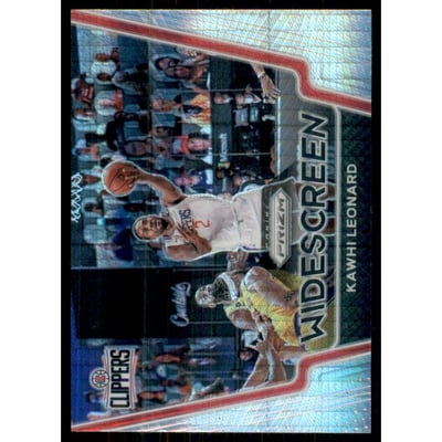 2020-21 Panini Prizm Widescreen Prizms Hyper #2 Kawhi Leonard