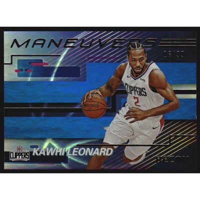 2020-21 Panini Recon Maneuvers Blue #11 Kawhi Leonard