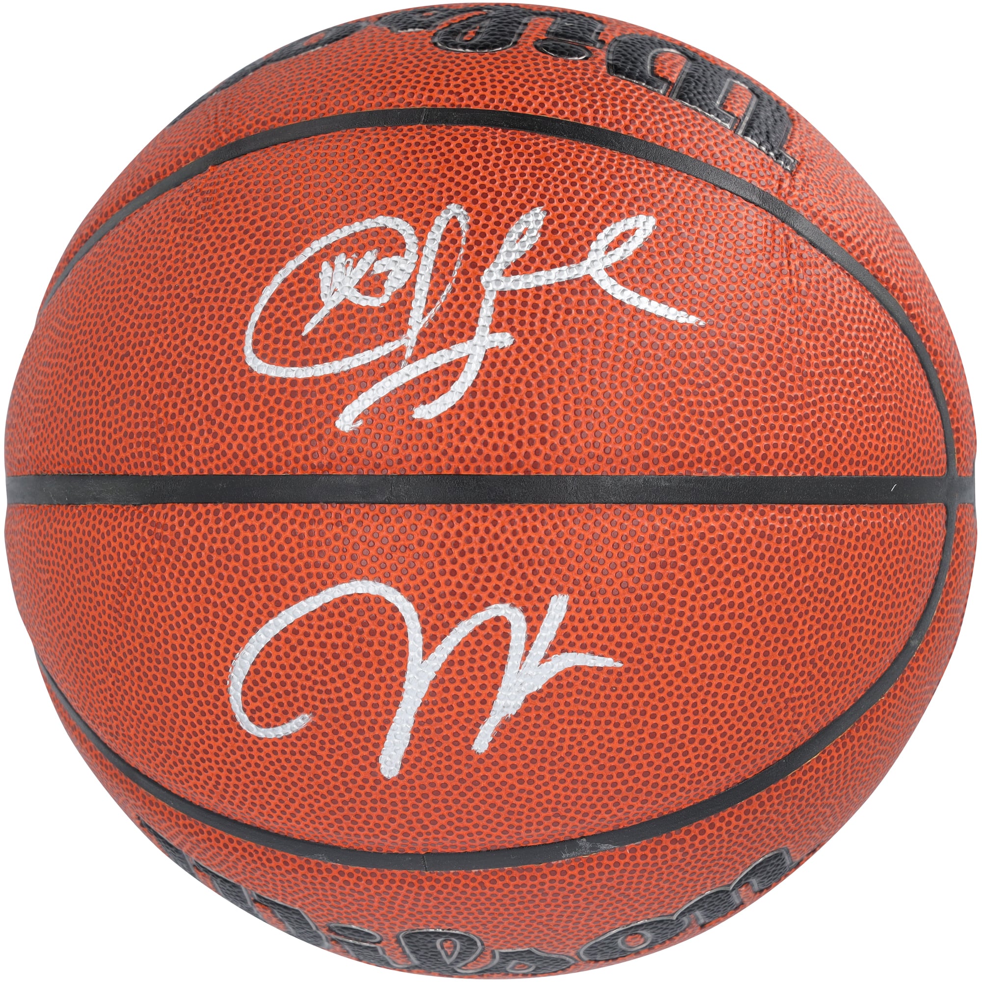 Ballon de basket-ball d'intérieur/extérieur Wilson Authentic Series autographié par Chris Paul et James Harden des LA Clippers