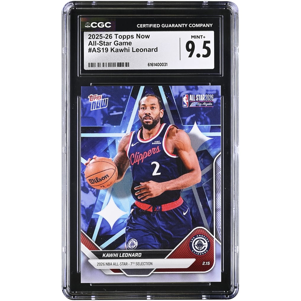 Kawhi Leonard LA Clippers 2025-26 Topps Now All-Star Game #AS19 CGC ...
