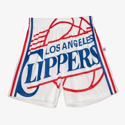 Los Angeles Clippers Mitchell & Ness Blown Out Fashion Shorts - White - Mens