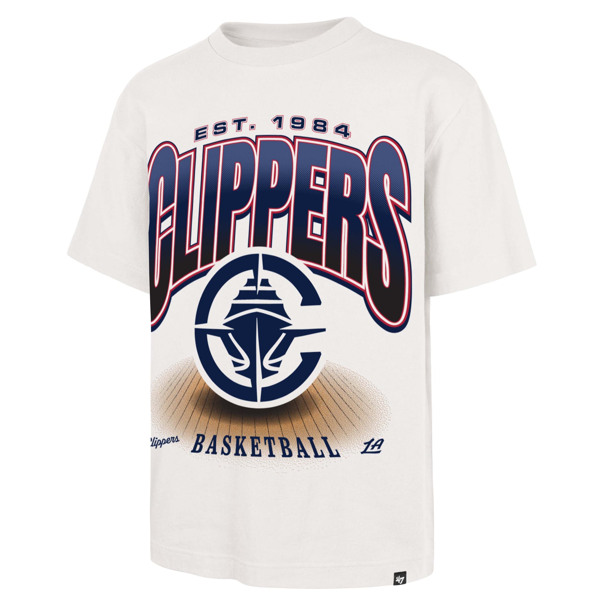 T-shirt homme '47 crème LA Clippers Team Flex Foundation