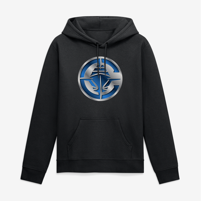 LA Clippers Big & Tall Metallic Mascot Hoodie - Black