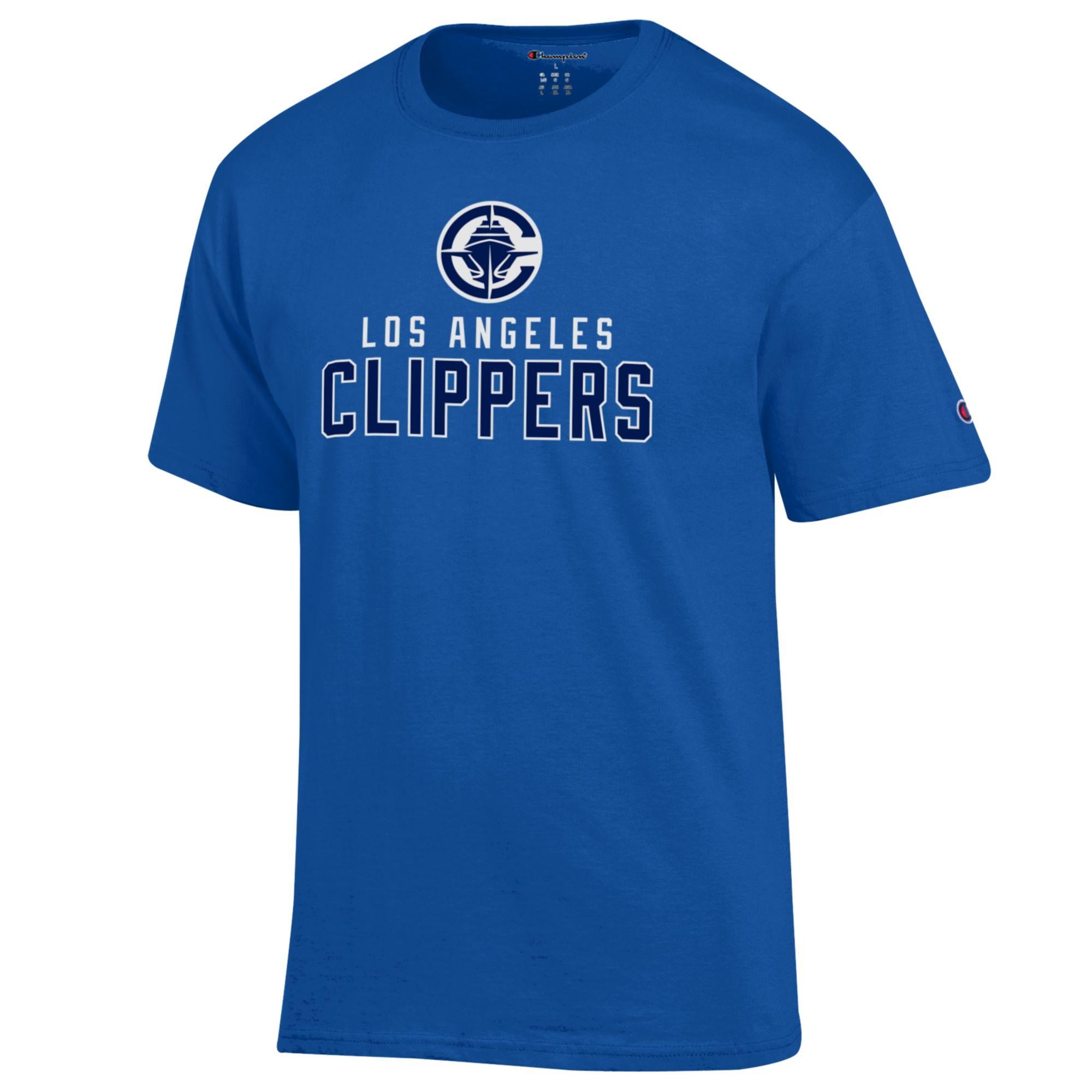T-shirt en coton Champion Royal LA Clippers pour homme