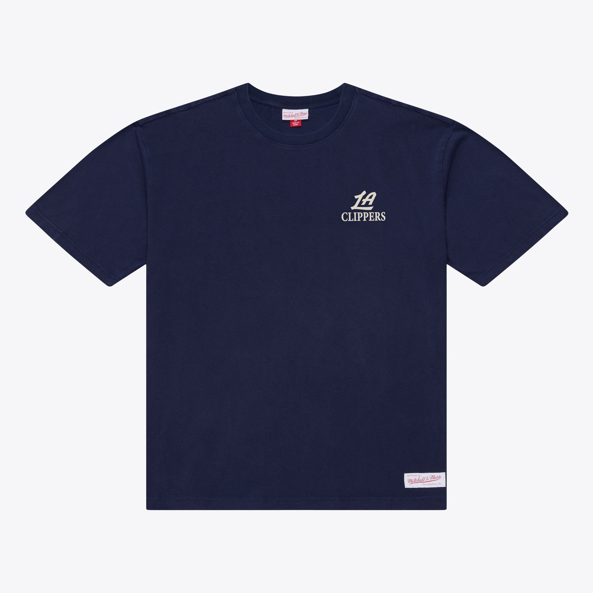 T-shirt Mitchell & Ness Core Essentials bleu marine pour homme
