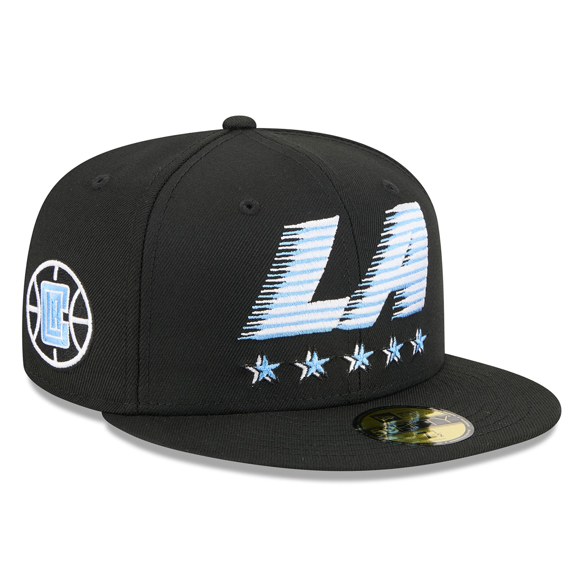 Men's LA Clippers New Era Black 2025/26 City Edition Alternate 59FIFTY Fitted Hat