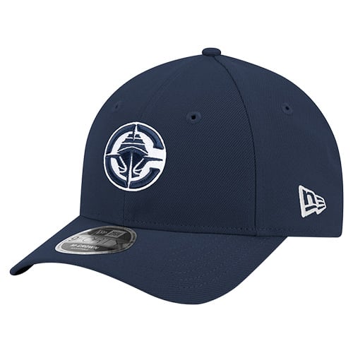 Men's LA Clippers New Era Navy 9FORTY Stock M-Crown Adjustable Hat
