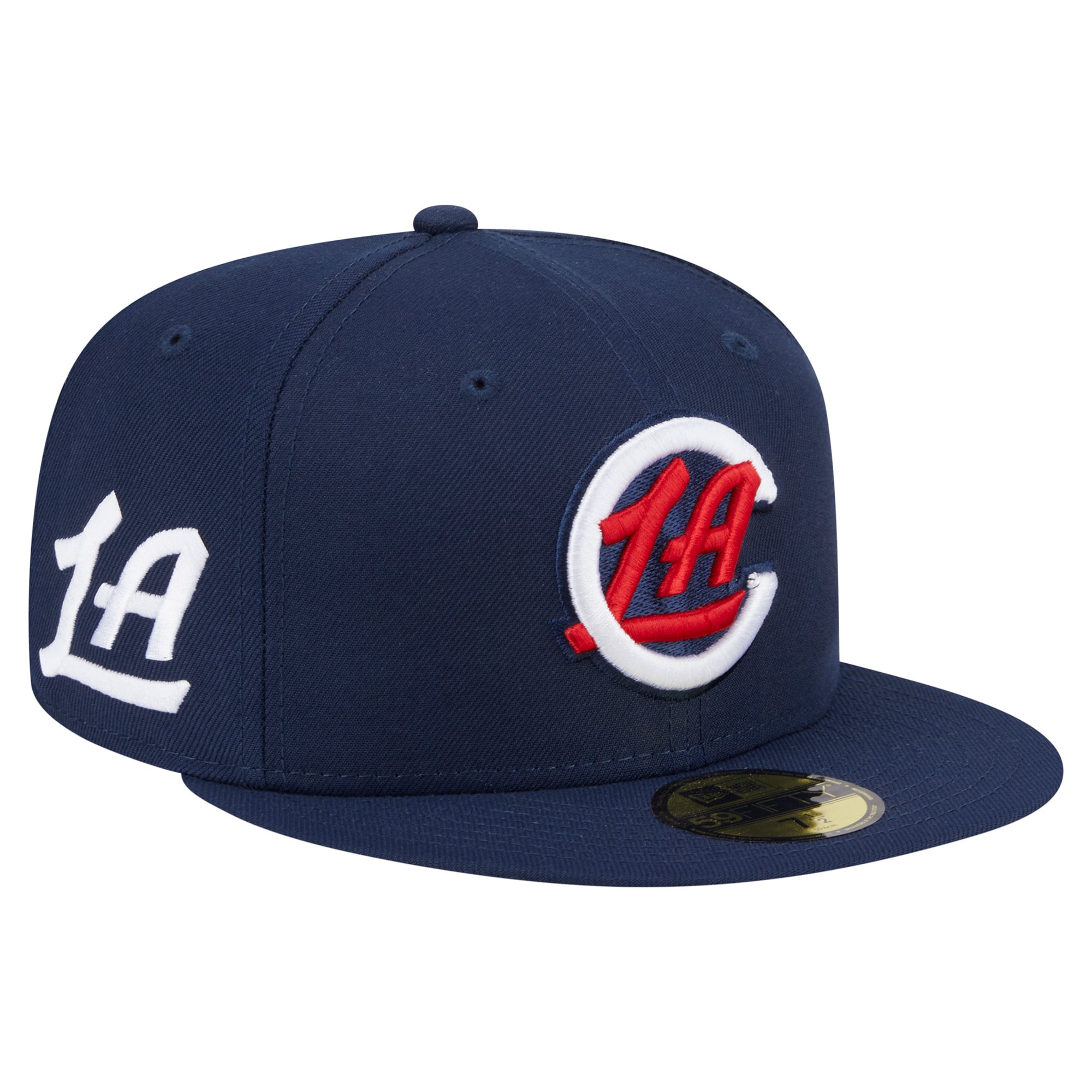 Men's New Era Navy LA Clippers Deceptor 59FIFTY Fitted Hat