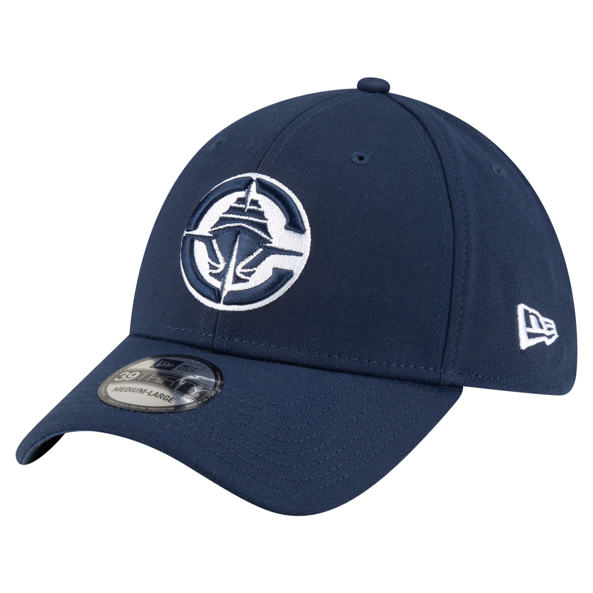 Men's LA Clippers New Era Navy Logo 39THIRTY Flex Hat