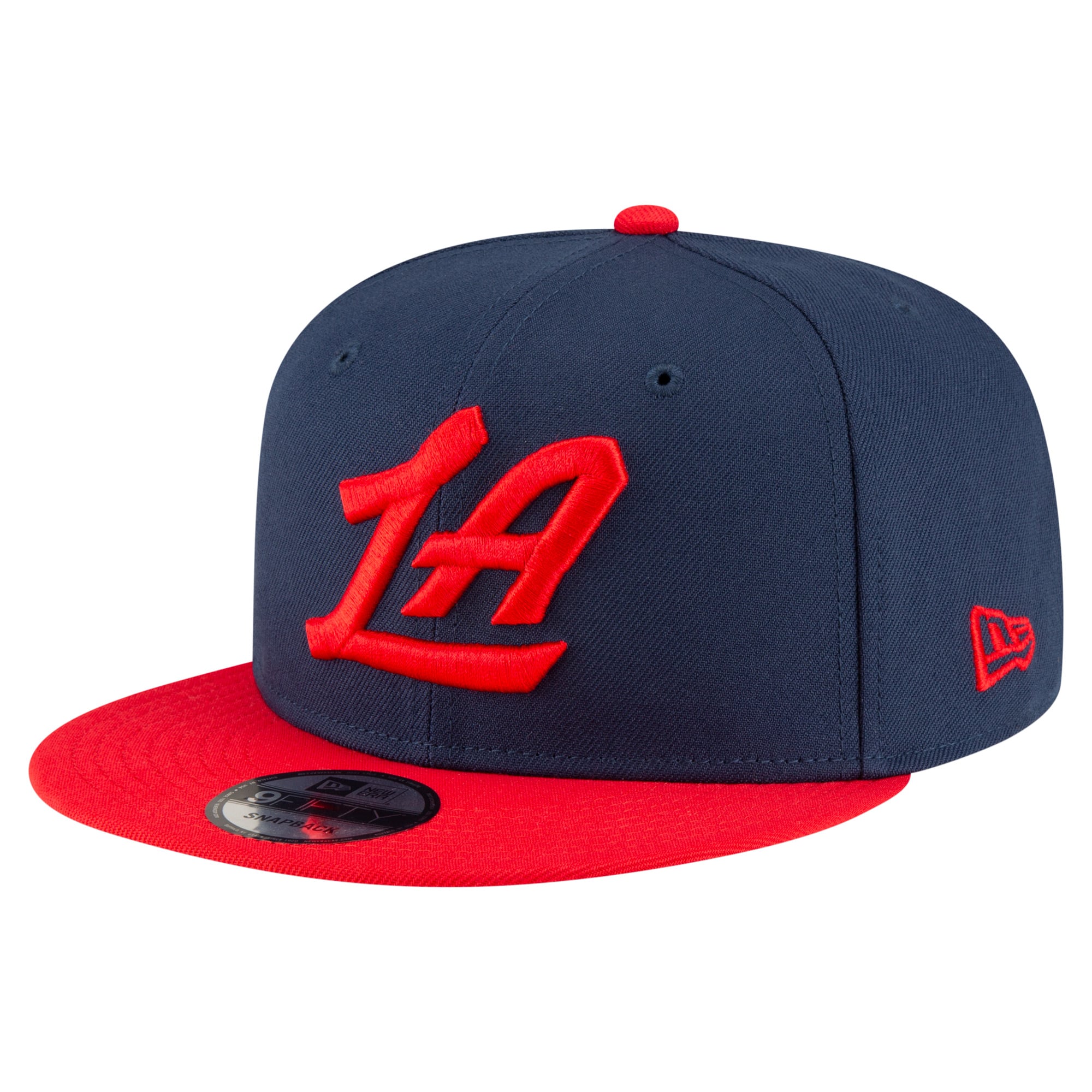 Men's LA Clippers New Era Navy/Red 2-Tone 9FIFTY Snapback Hat