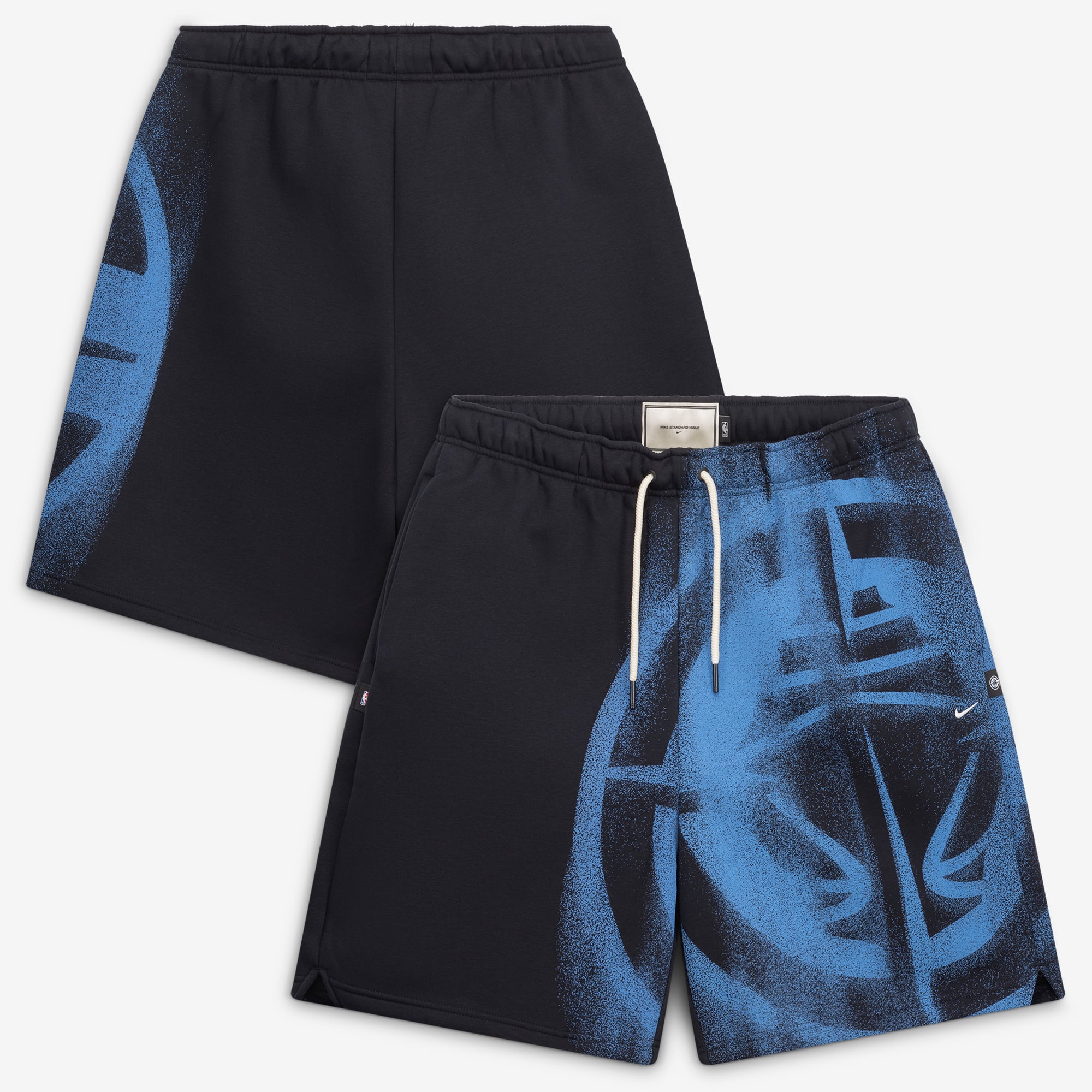 Short de sport Nike LA Clippers 2026 Standard Issue Icon Fleece noir pour homme