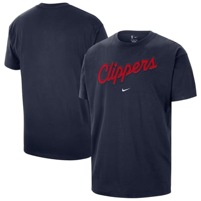  LA Clippers Nike Men's Twill Logo T-Shirt - Navy