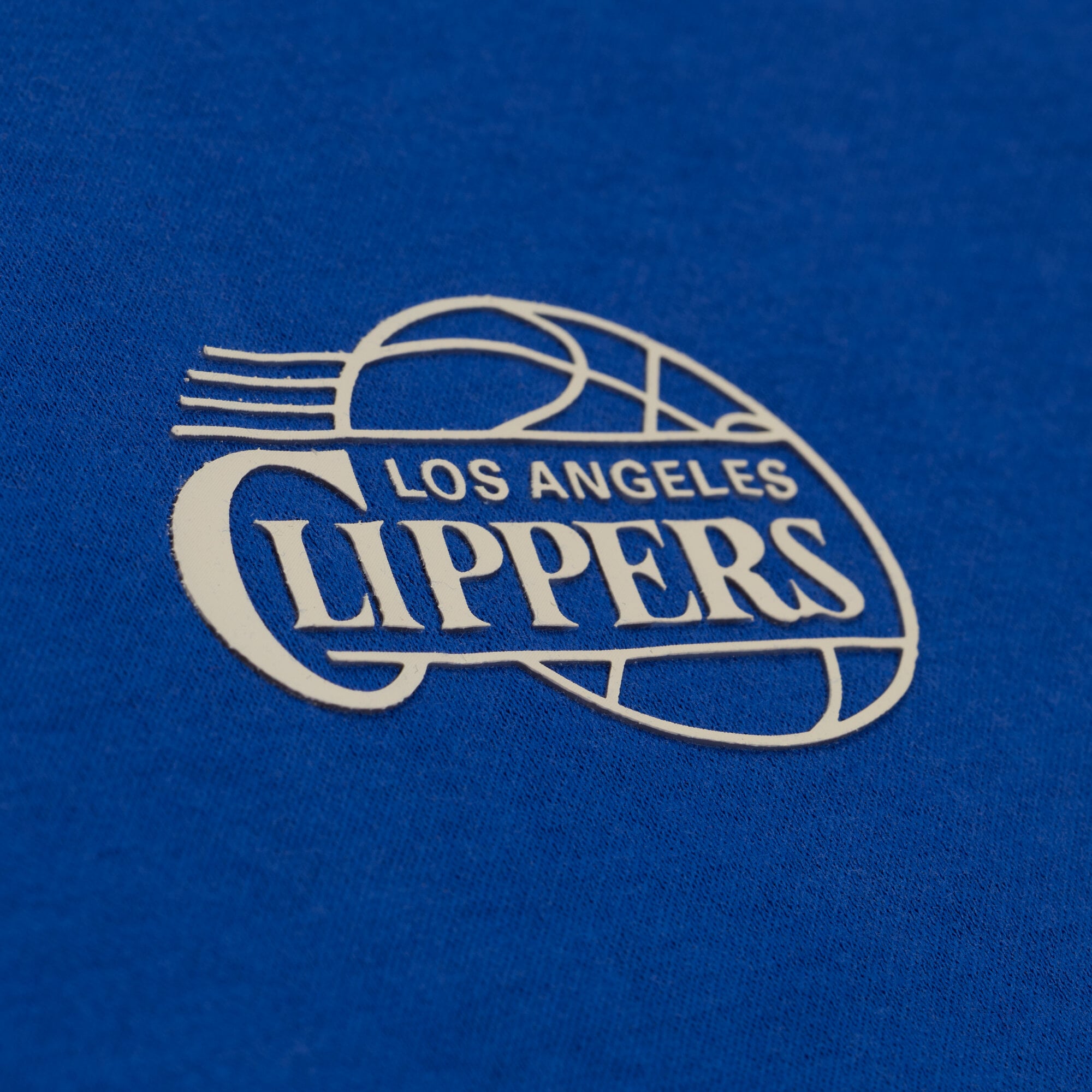Sweat-shirt en polaire à micro-logo Mitchell & Ness Royal LA Clippers Core Essentials pour femme