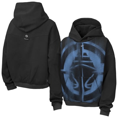  LA Clippers Nike Youth 2026 Standard Issue Practice Icon Fleece Pullover Hoodie - Black