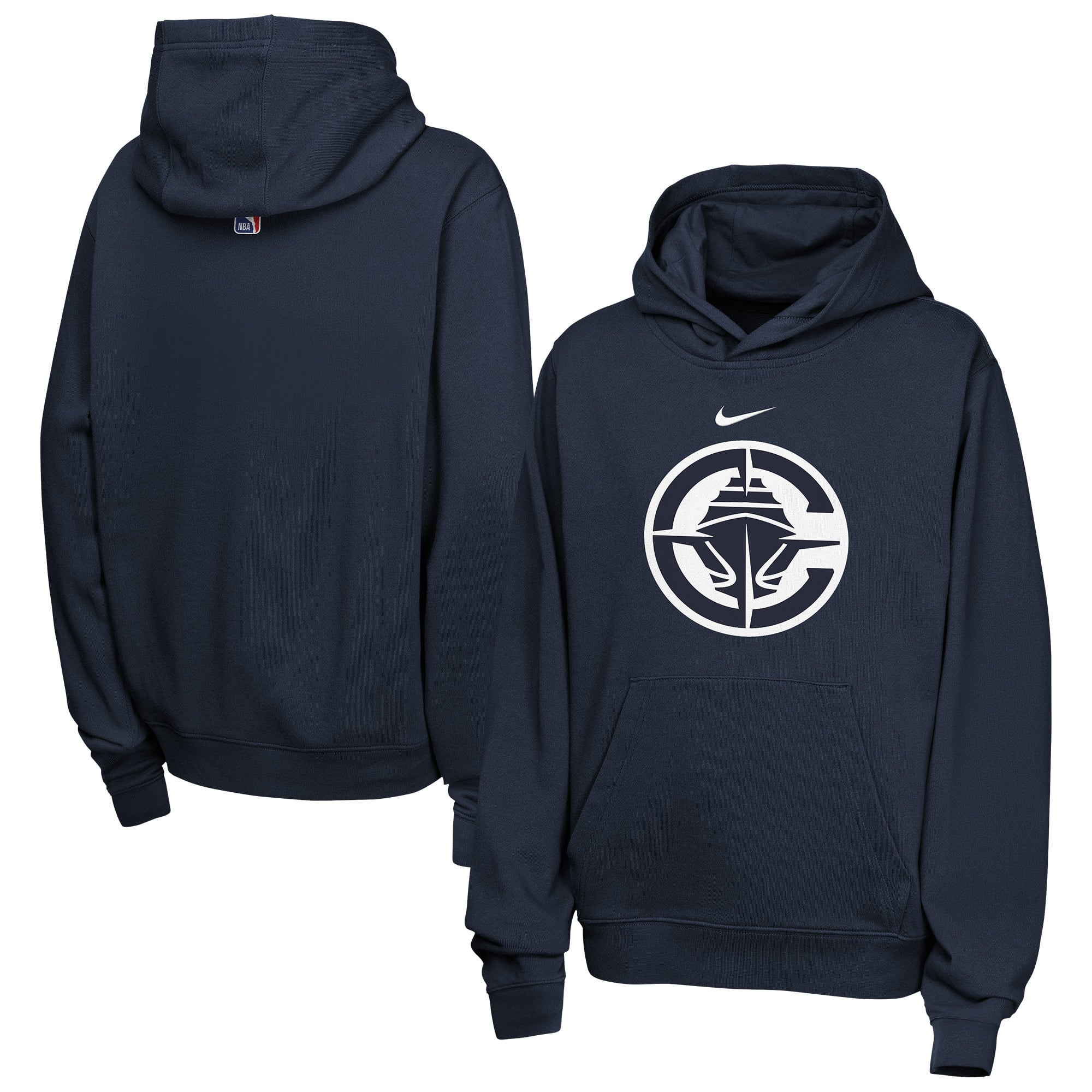 Sweat à capuche Nike LA Clippers Essential Logo Club bleu marine pour enfant