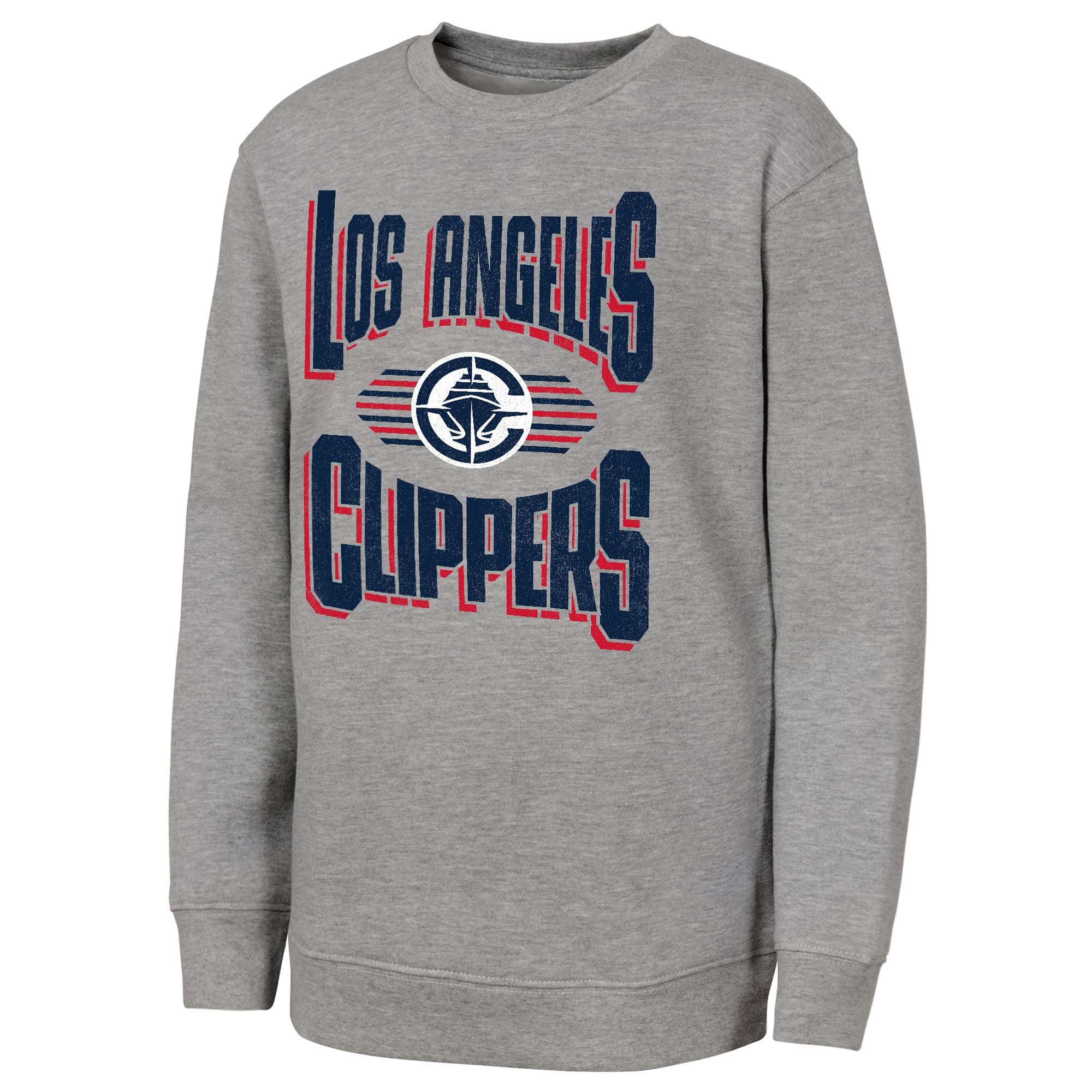 Sweat-shirt gris Jet Stream des la Clippers pour jeunes de marque Outerstuff