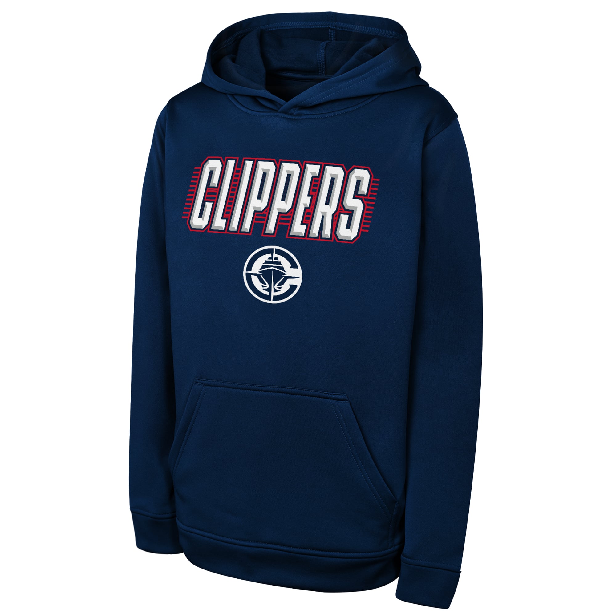 Sweat à capuche de performance Youth Outerstuff Navy LA Clippers Sack Party