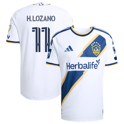 Hirving Lozano LA Galaxy adidas 2026 The VeloCITY Kit On-Field Authentic Jersey - White