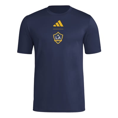 LA Galaxy adidas 2026 Jersey Hook Pregame T-Shirt - Navy