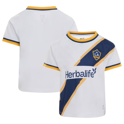 LA Galaxy adidas Toddler 2026 The VeloCITY Kit Replica Jersey - White
