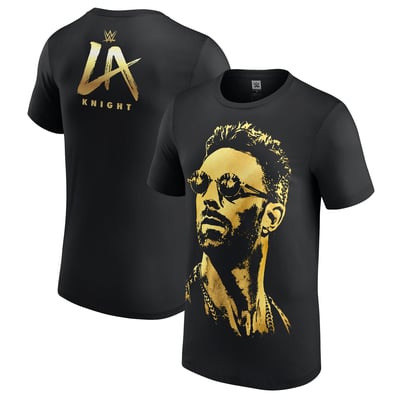 LA Knight Portrait T-Shirt - Black