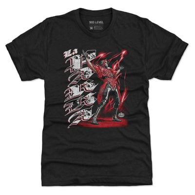 La Parka 500 Level Vertical Premium Tri-Blend T-Shirt - Black
