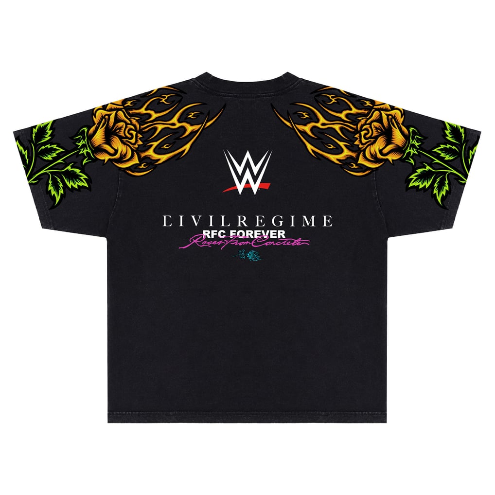 Men's Civil Regime x WWE Heather Black La Parka Día de Muertos American ...