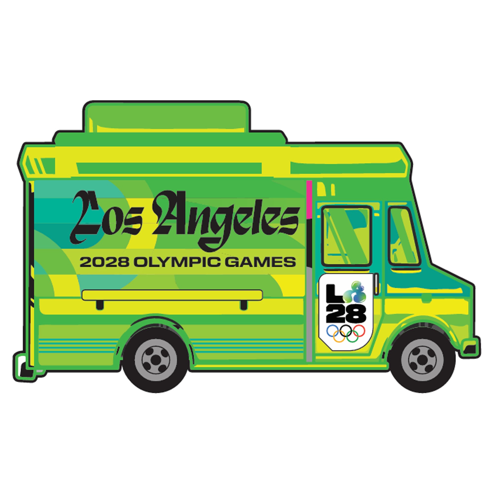 Pin de camion de restauration de la collection Superbloom LA28