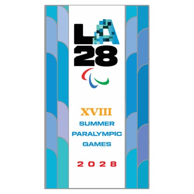 Collection LA28 Superbloom pin Jacinthe des bois paralympiques
