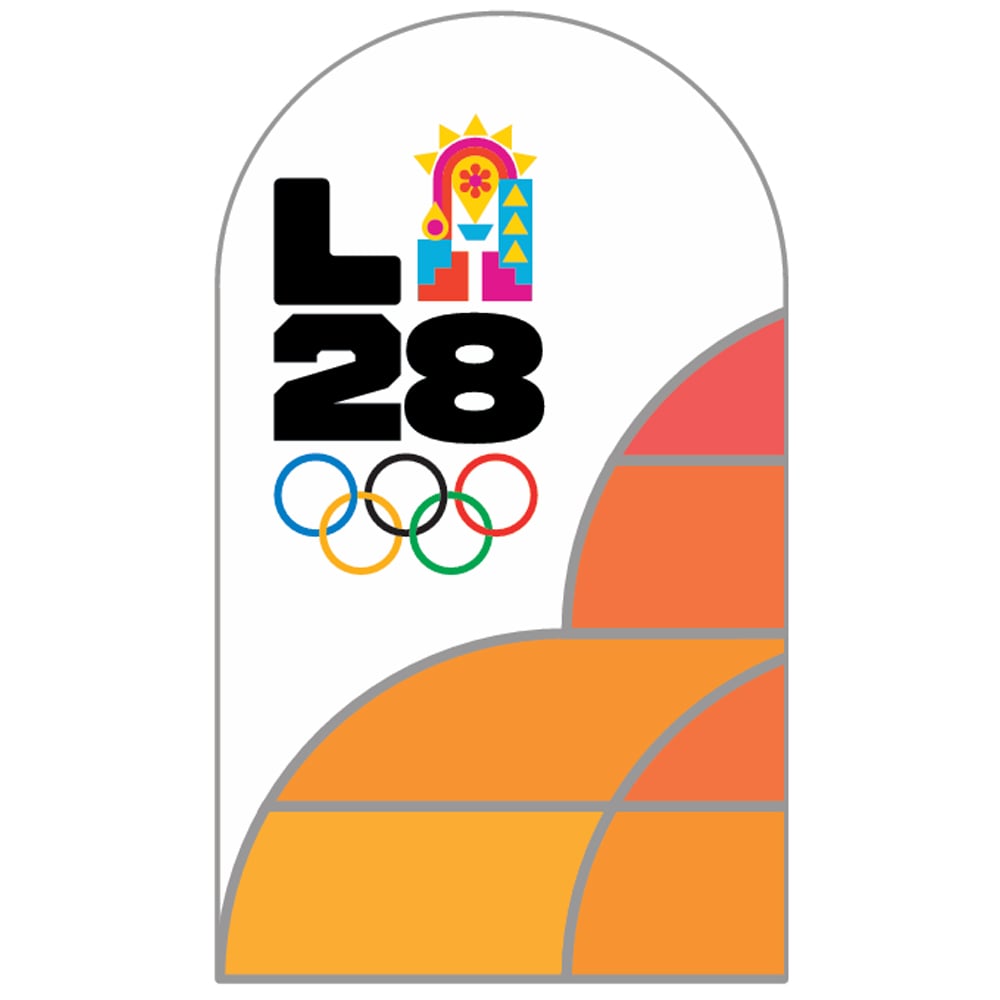 LA28 Collection Superbloom Poppy Games pin