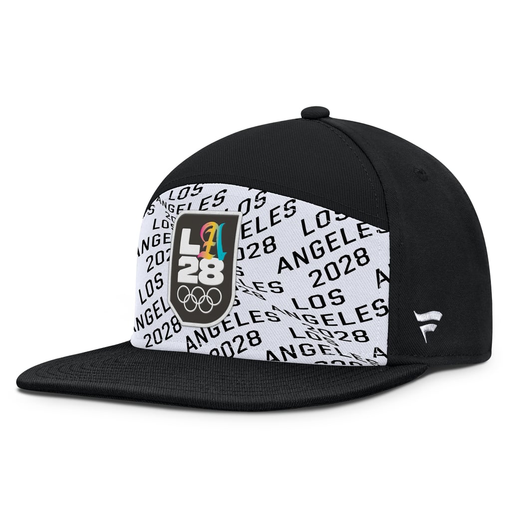 Casquette LA28 Jeux olympiques d'été Fanatics Cherry Snapback - Noir/Blanc