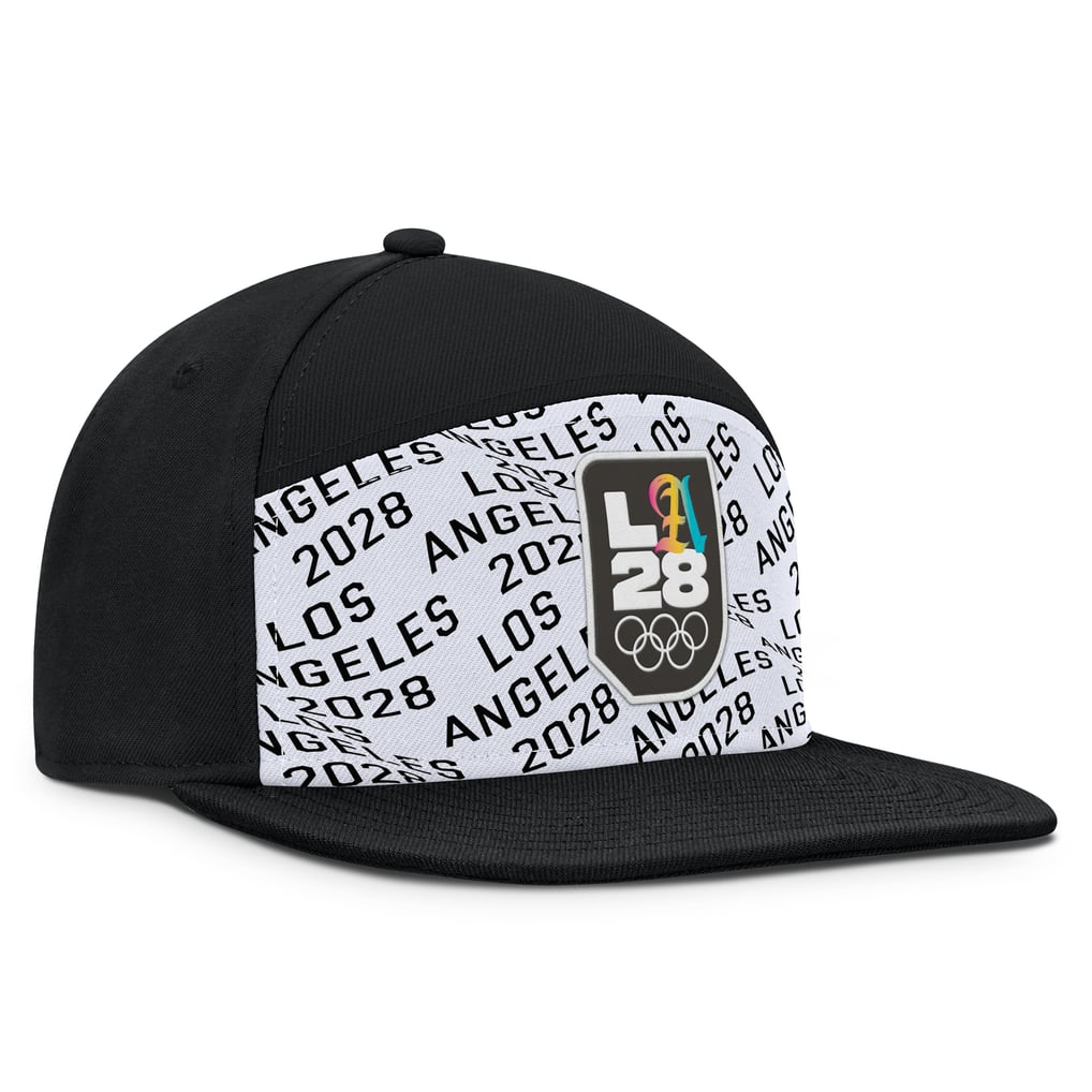 Casquette LA28 Jeux olympiques d'été Fanatics Cherry Snapback - Noir/Blanc