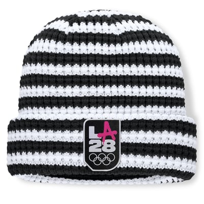 Bonnet à revers LA28 Summer Olympics Fanatics Vary - Noir/Blanc