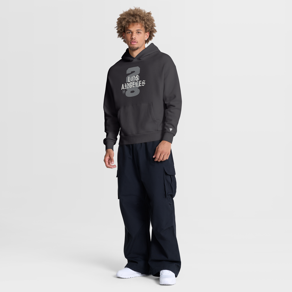 Sweat à capuche surdimensionné LA28 Summer Olympics Fanatics Play Location - Gris anthracite