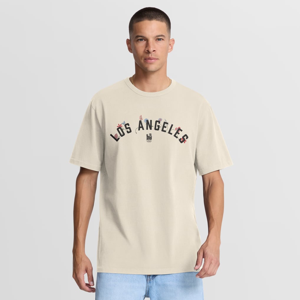 T-shirt LA28 Jeux olympiques d'été Fanatics Bloom - Crème