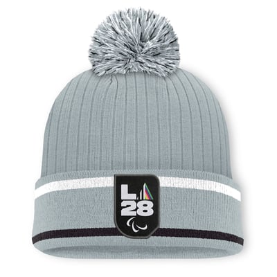 Bonnet à pompon LA28 Fanatics Rift - Gris