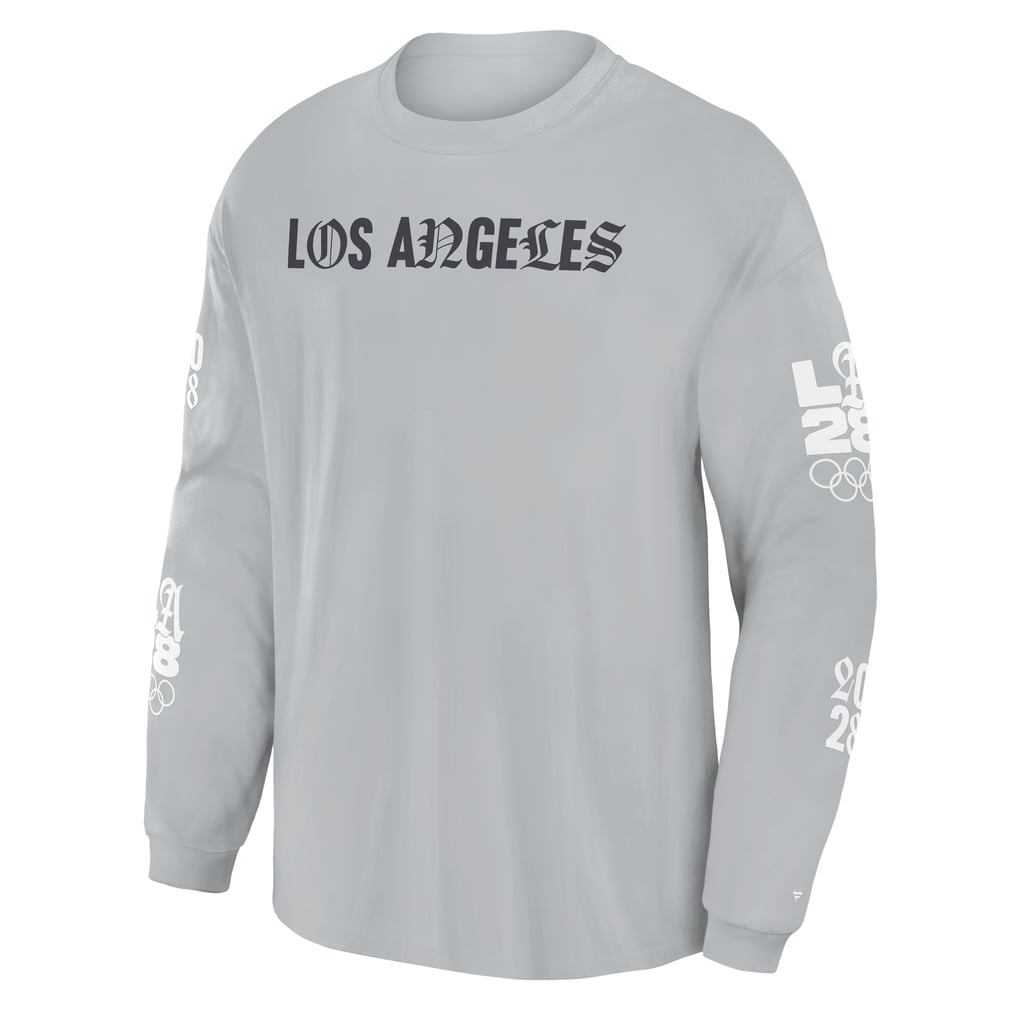 T-shirt à manches longues oversize LA28 Summer Olympics Fanatics - Gris