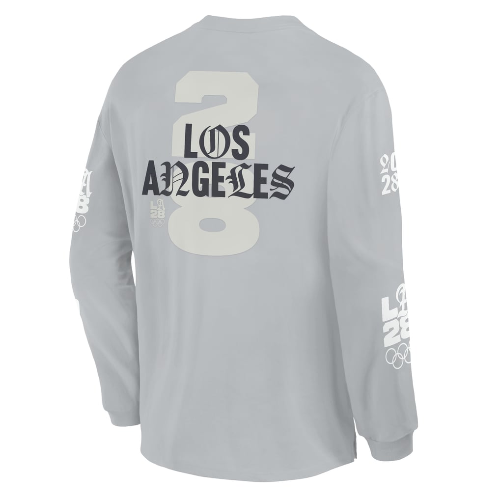 T-shirt à manches longues oversize LA28 Summer Olympics Fanatics - Gris