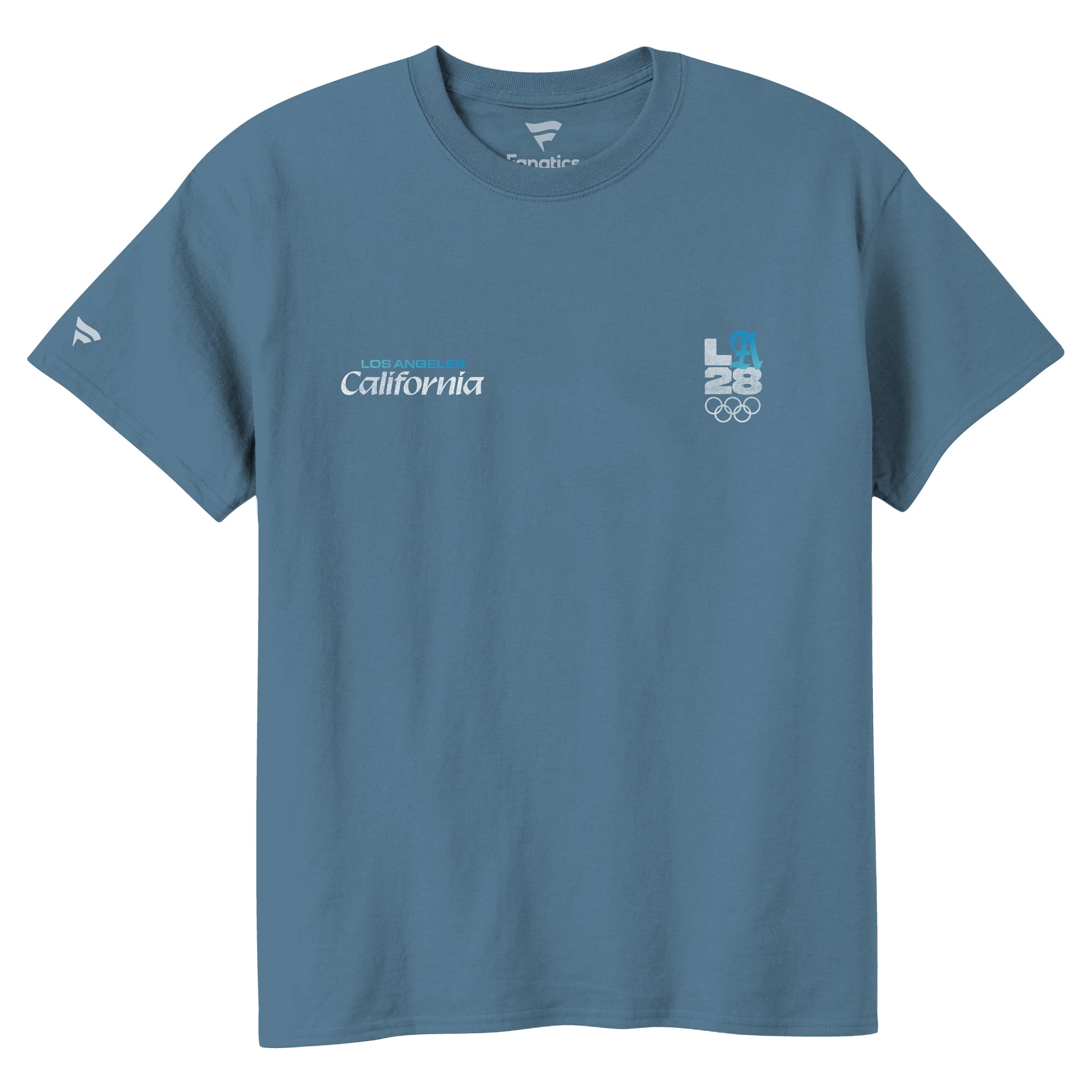 T-shirt homme Fanatics Heather Navy LA28 Bluebell Collection